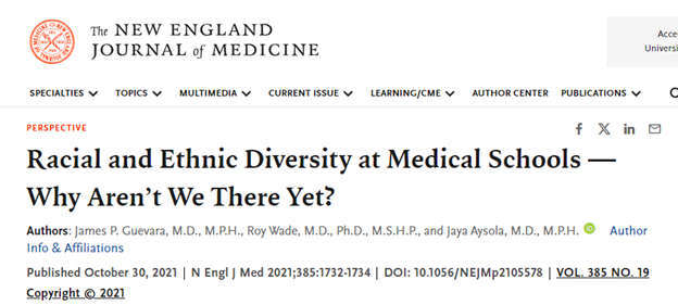 Medical School Diversity: Why Aren’t We There Yet? Image