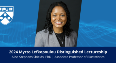 Dr. Stephens Shields Honored with 2024 Myrto Lefkopoulou Distinguished Lectureship 