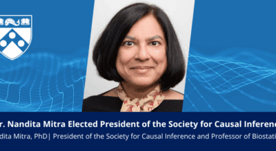 Congratulations to Dr. Nandita Mitra on Her Election as President of the Society for Causal Inference Image