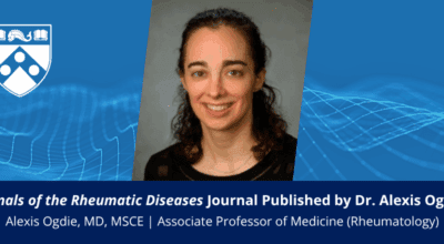 Dr. Alexis Ogdie Co-Authors Study on Patient Groups and Treatment in Psoriatic Arthritis Image
