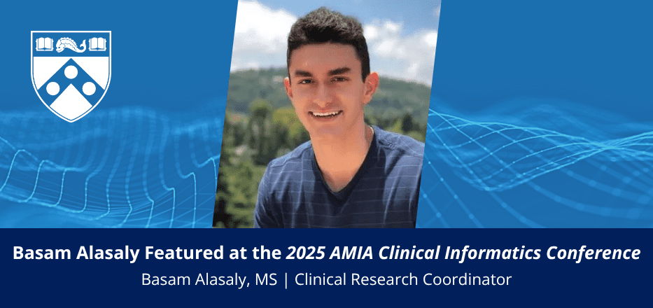 Congratulations to Basam Alasaly on His Presentation at the AMIA Clinical Informatics Conference Image