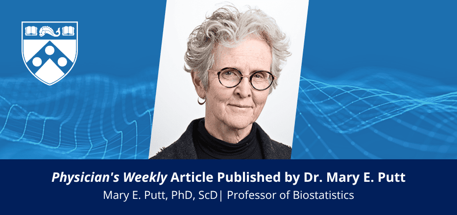 Congratulations to Dr. Mary Putt on Her Publication in Physician’s Weekly Image