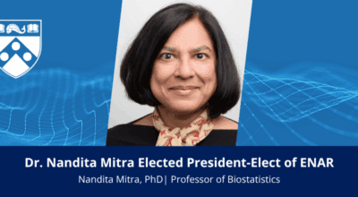Congratulations to Dr. Nandita Mitra on Her Election as ENAR President-Elect Image