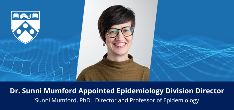 Dr. Sunni Mumford Appointed Director of the Division of Epidemiology Image