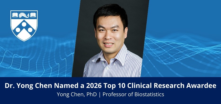 Dr. Yong Chen’s Study on Long COVID in Children Named a 2026 Top 10 Clinical Research Achievement Image