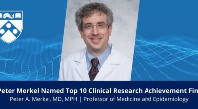 Dr. Peter Merkel Named 2026 Top 10 Clinical Research Achievement Finalist Image